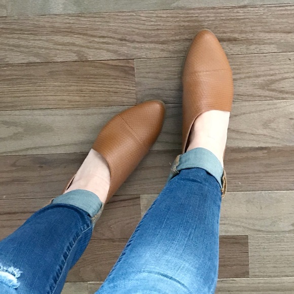 Taupe Half d'Orsay Flats - Picture 2 of 5